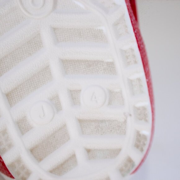 Crocs Kids Classic Holiday Lined Clogs Candy Cane Size Juniors 4 - Picture 8 of 9